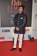 Manish Malhotra at Femina Miss India red carpet arrivals in YRF, Mumbai on 5th april 2014